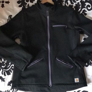Carhartt Soft Shell coat in black